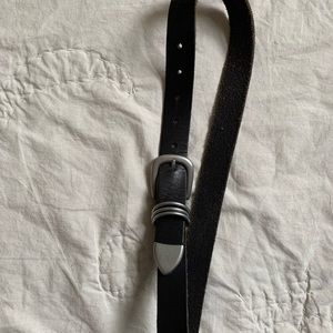 Urban outfitters leather belt with silver rings